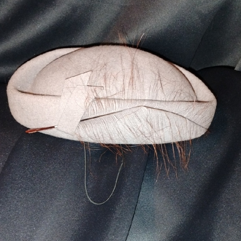 Vintage Women's Gray Hat